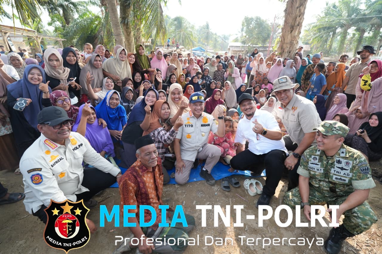 Gembira Dihampiri Kasatgas PRR, Asa Penyintas di Desa Sekumur Kembali Menyala