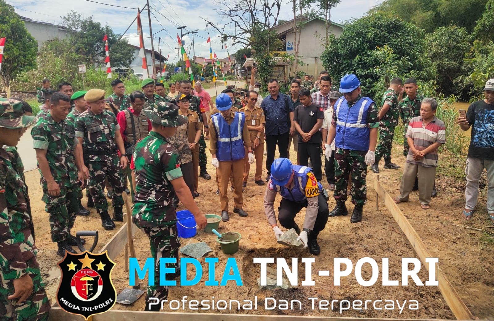 Peletakan Batu Pertama Pembangunan Jembatan Perintis Garuda