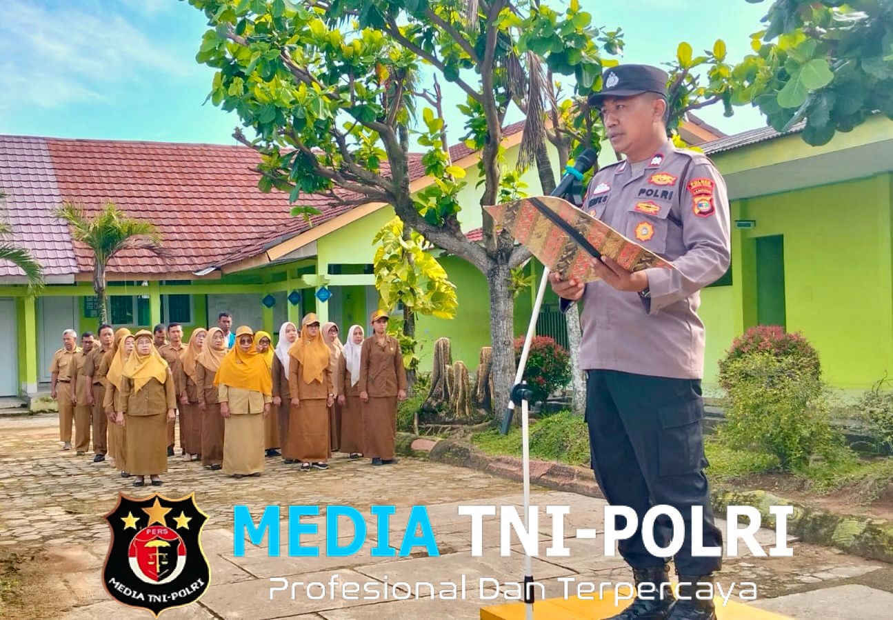 Kanit Binmas Polsek Punggur Jadi Pembina Upacara, Perkuat Edukasi Kamtibmas di Kalangan Pelajar