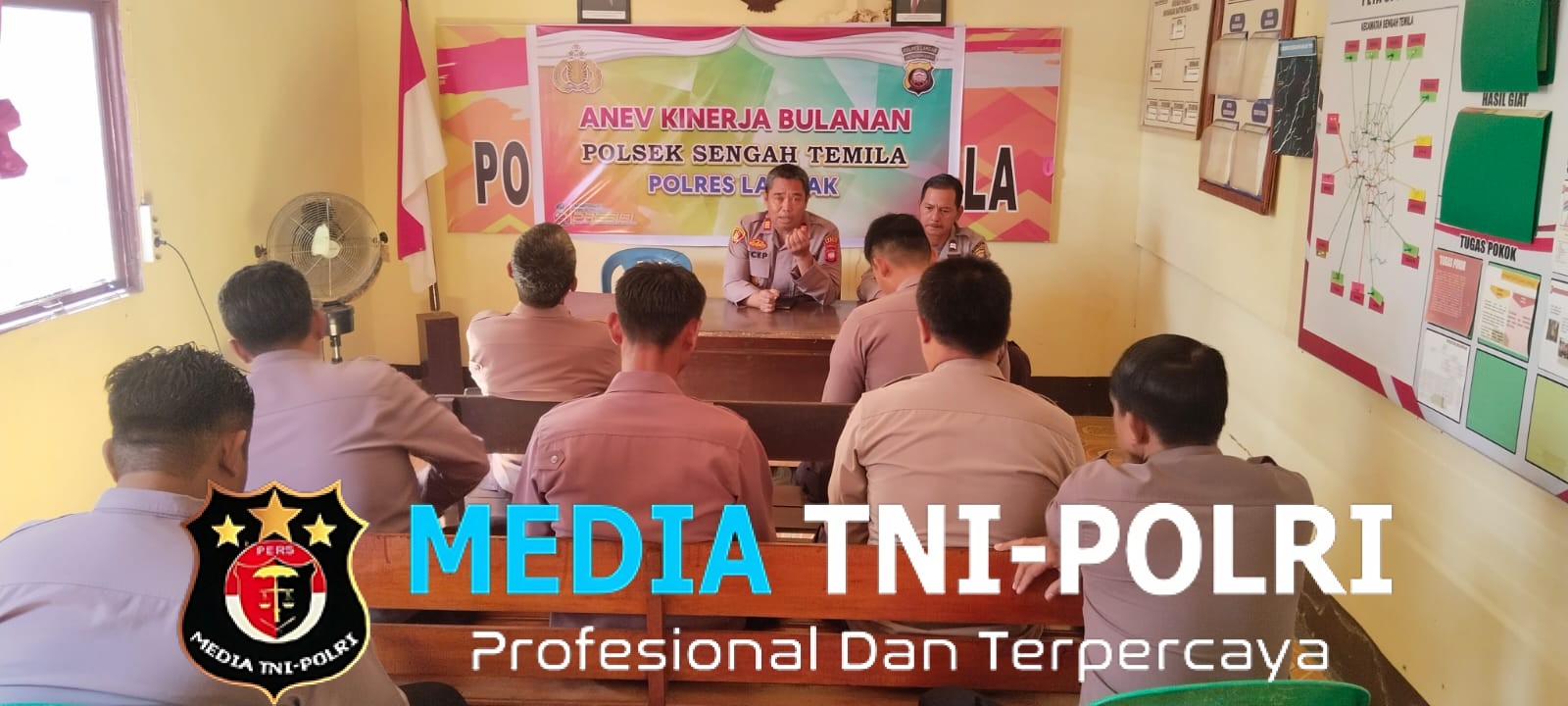 Kapolsek Sengah Temila Ingatkan Anggota Soal Tugas, Tanggung Jawab, dan Kehadiran di Tengah Masyarakat