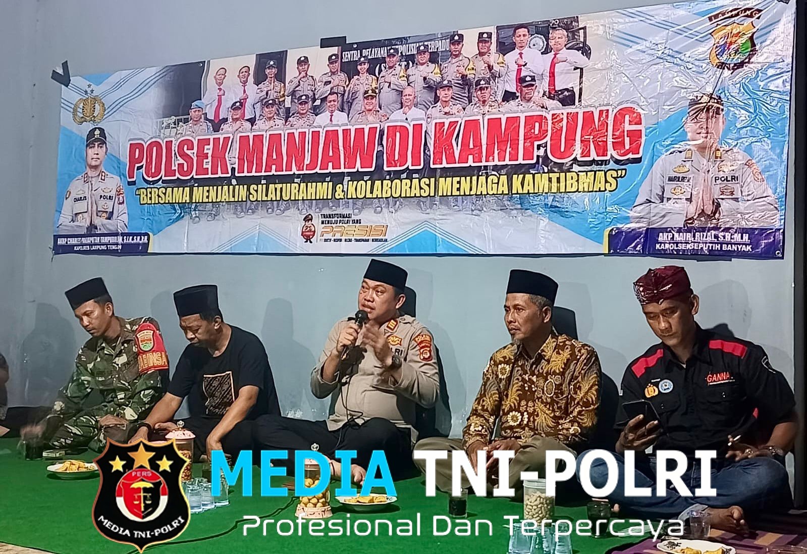 Polsek Seputih Banyak Hadir di Tengah Masyarakat, Perkuat Silaturahmi dan Kamtibmas Lewat Program PMK