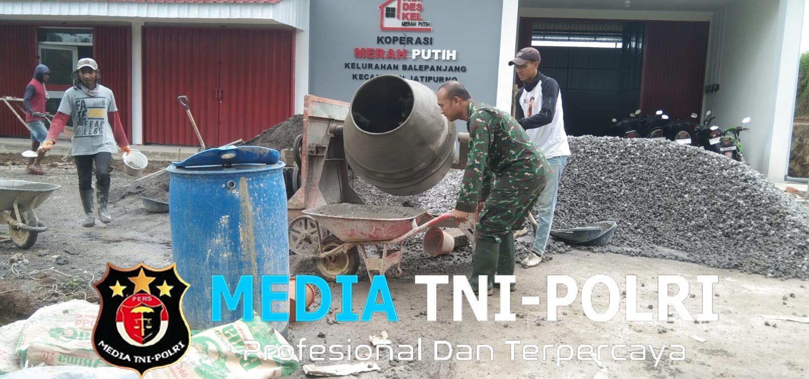 Babinsa Balepanjang Aktif Dampingi Pembangunan KDKMP Diwilayah