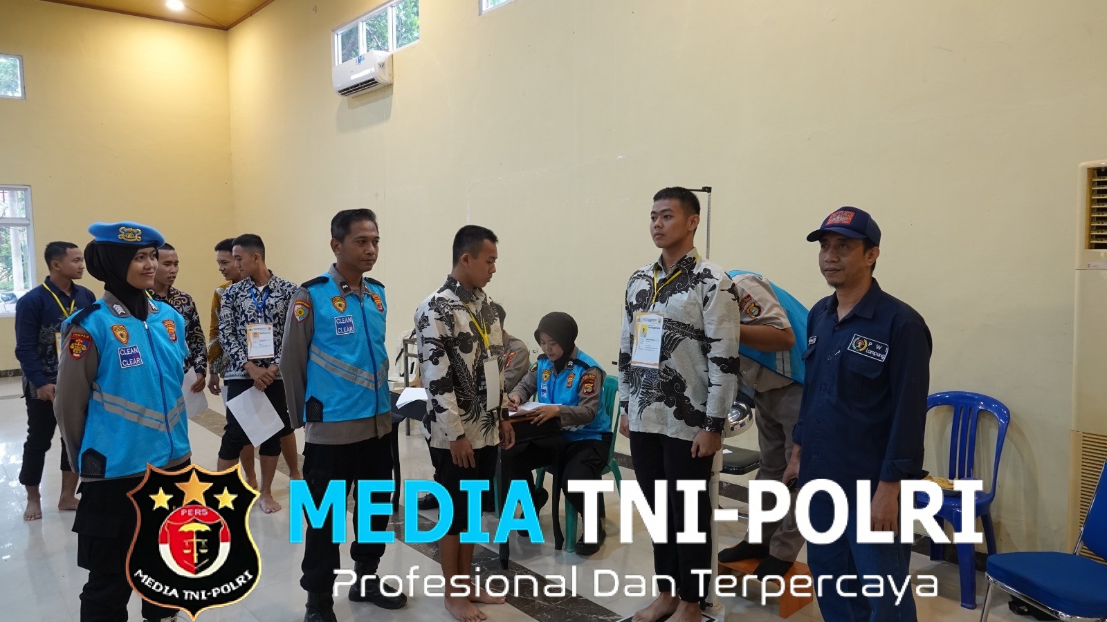 Ratusan Calon Anggota Polri T.A 2026 Jalani Rikmin Awal di Polres Lampung Tengah