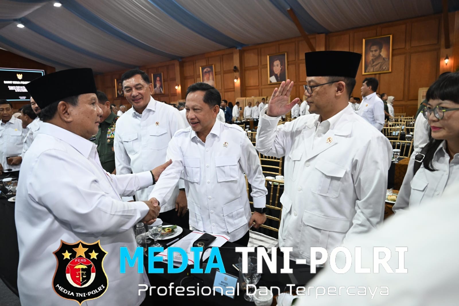 Mendagri Tito dan Jajaran Lengkap Ikuti Rapat Kerja Pemerintah