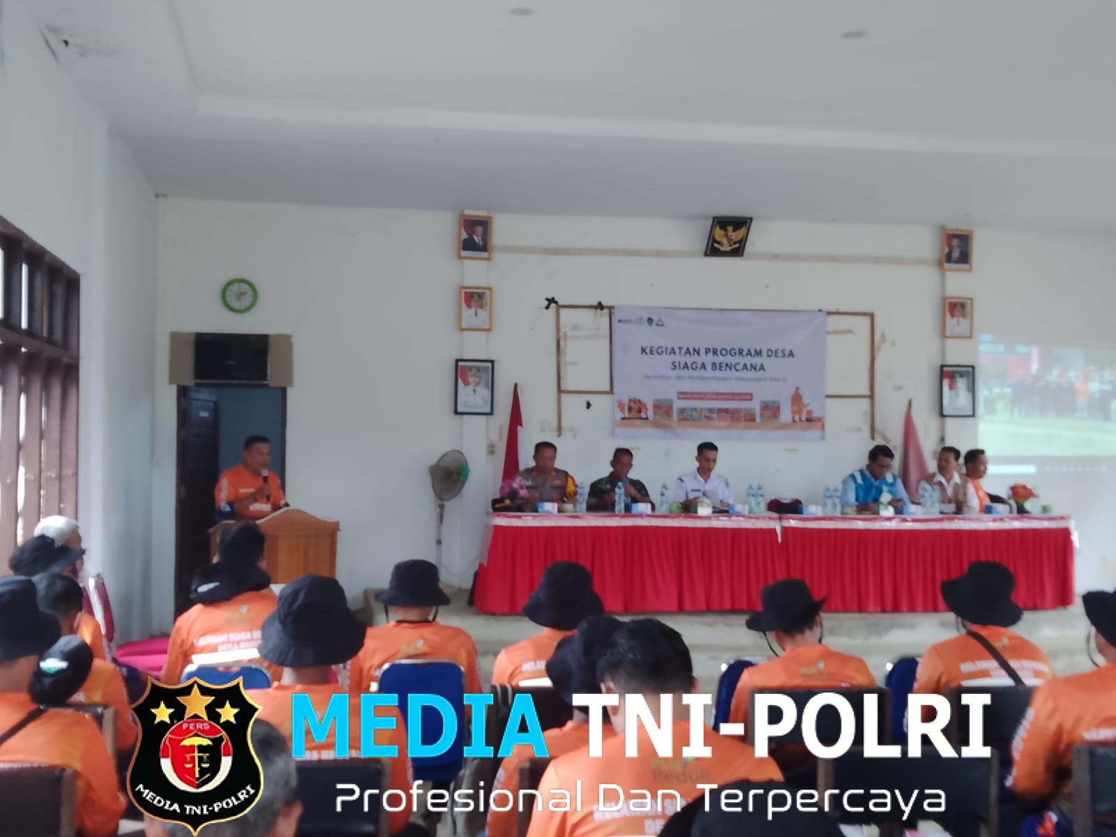 Kapolsek Menyuke Hadiri Kegiatan Pembentukan dan Pelatihan Program Desa Siaga Bencana Desa Darit