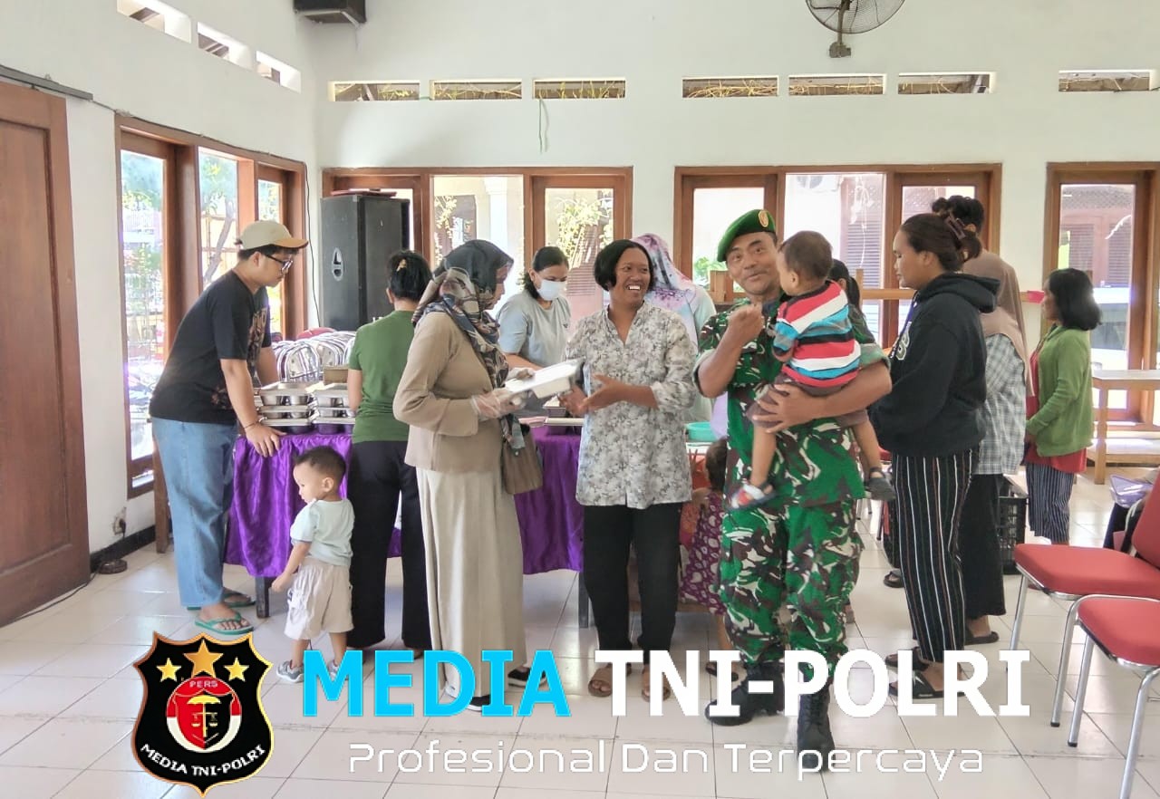 Babinsa Serengan Dampingi Kegiatan Posyandu Sebagai Wujud Kepedulian dan Kesehatan Balita