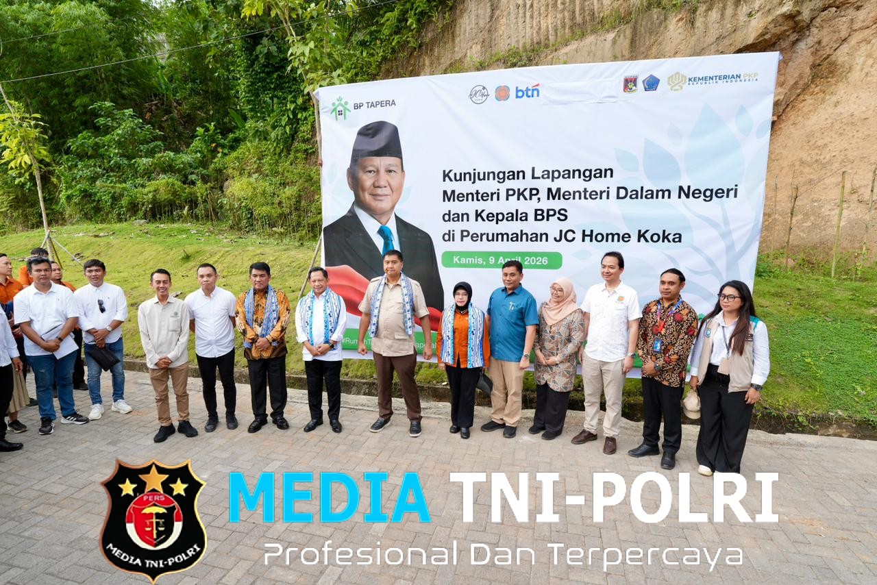 Kunjungi Provinsi Sulut, Mendagri Bersama Menteri PKP dan Kepala BPS Tinjau Program Perumahan Rakyat di Minahasa