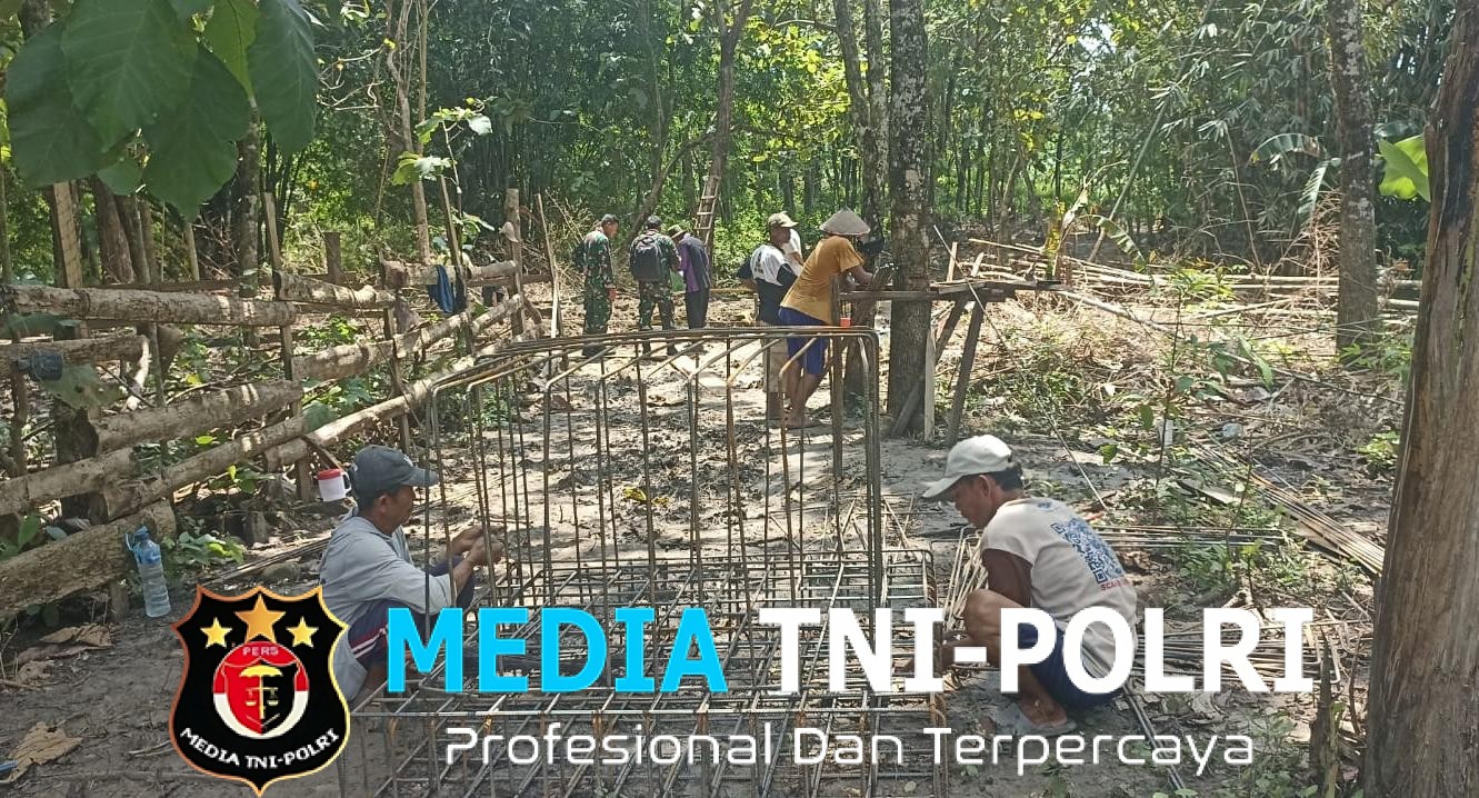 Rakit Besi Pondasi Jadi Penentu, Pembangunan Jembatan Garuda di Cerme Dikebut