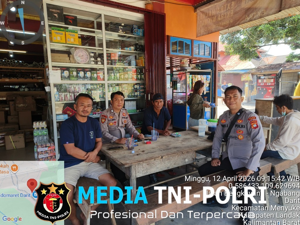 Berikan Imbauan Kamtibmas Kepada Warga Saat Laksanakan Patroli Siang