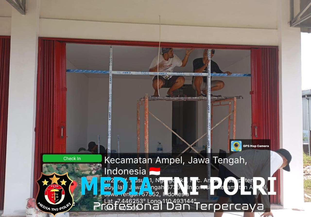 Dikebut Jelang Rampung, Pembangunan KDMP Ngargoloka Masuki Tahap Finishing