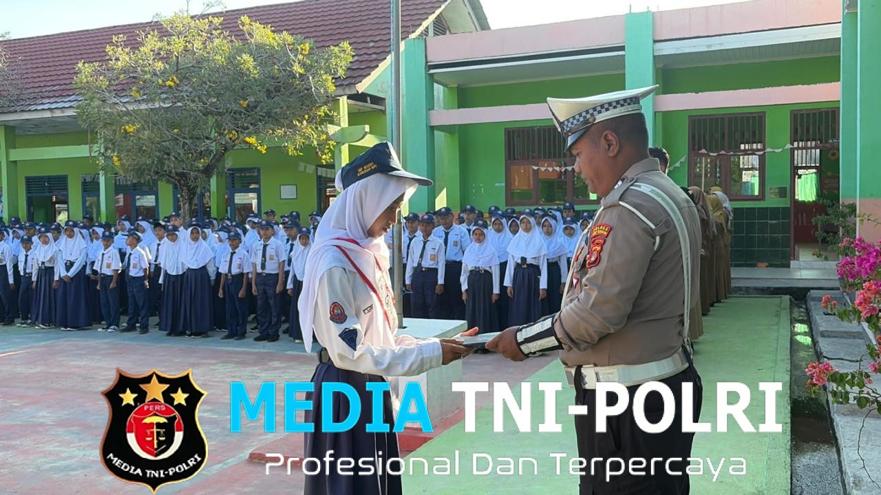 Binluh di SMP, Polisi Ingatkan Pelajar Bijak Bermedisos dan Tertib Berlalulintas