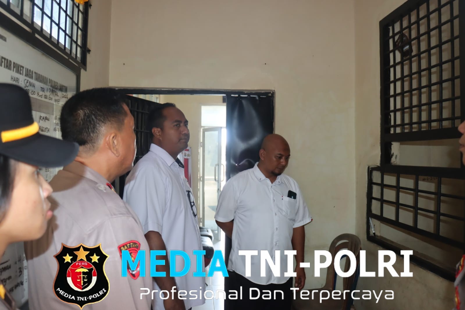 Dir Tahti Polda Lampung Laksanakan Pengecekan Tahanan dan Supervisi di Polres Lampung Timur
