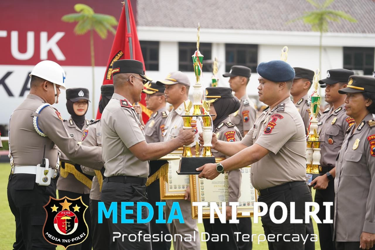Polda Jateng Berikan Penghargaan Lomba Kebersihan, Wujudkan Budaya Disiplin dan Pelayanan Prima