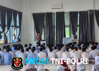 Binluh di SMK Unggul Terpadu Anak Tuha, Polisi Ingatkan Pelajar Bijak Bermedsos dan Jauhi Narkoba