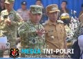 Danrem 043/Gatam Sambut Kunker Pangdam XXI/RI ke Unit Pengelola Irigasi (UPI) Way Rarem Lampung Utara