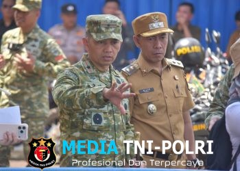 Danrem 043/Gatam Sambut Kunker Pangdam XXI/RI ke Unit Pengelola Irigasi (UPI) Way Rarem Lampung Utara