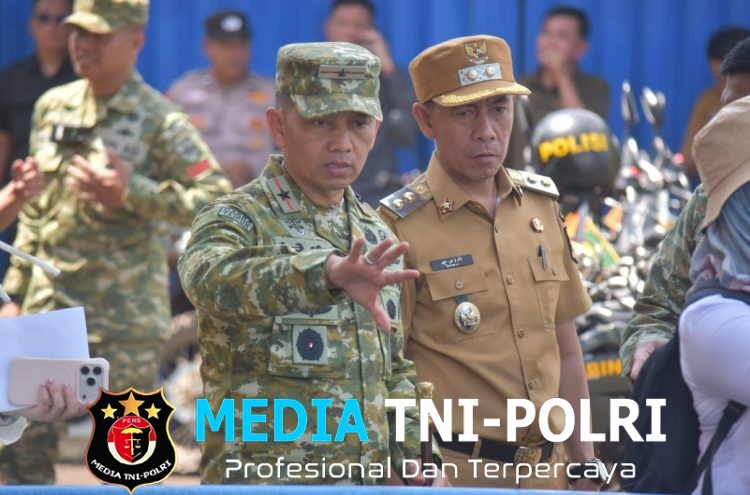 Danrem 043/Gatam Sambut Kunker Pangdam XXI/RI ke Unit Pengelola Irigasi (UPI) Way Rarem Lampung Utara