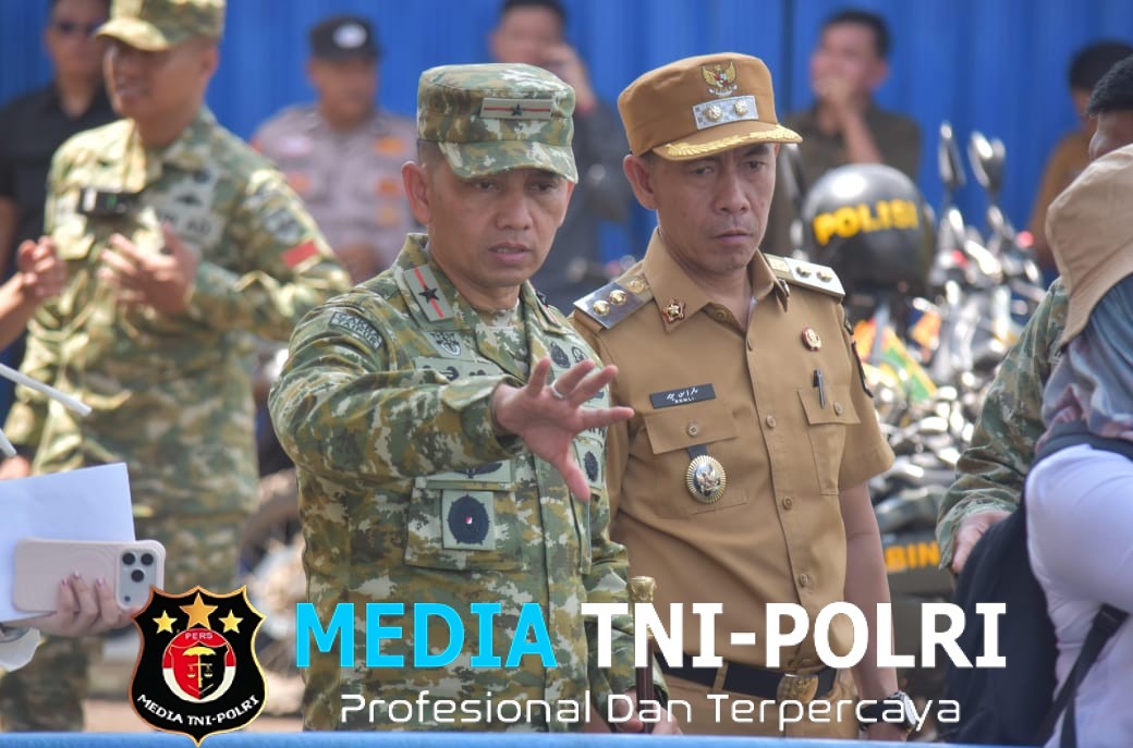 Danrem 043/Gatam Sambut Kunker Pangdam XXI/RI ke Unit Pengelola Irigasi (UPI) Way Rarem Lampung Utara