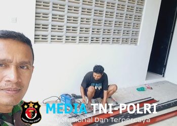 Babinsa Kawal Pembangunan KDKMP Semawung, Pastikan Tepat Mutu dan Tepat Waktu