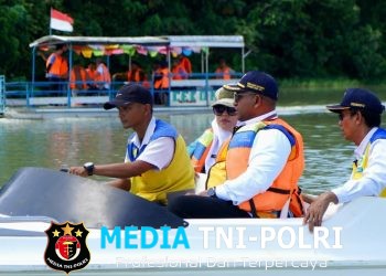 Didampingi Wabup, KONI Pusat Survei Venue Olahraga Dayung dan Ski Air PON 2032 Di Kabupaten Pringsewu