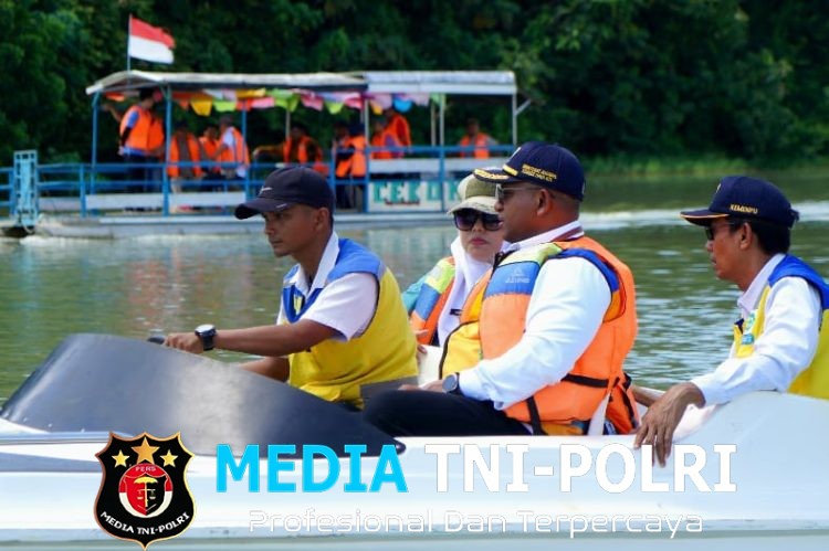 Didampingi Wabup, KONI Pusat Survei Venue Olahraga Dayung dan Ski Air PON 2032 Di Kabupaten Pringsewu