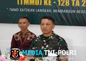 Danrem 043/Gatam Ikuti Rakornis TMMD – 128 TA. 2026 Bersama Waaster Kasad