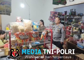 Patroli Malam Polisi Ingatkan Warga Amankan Motor dan Waspadai Uang Palsu