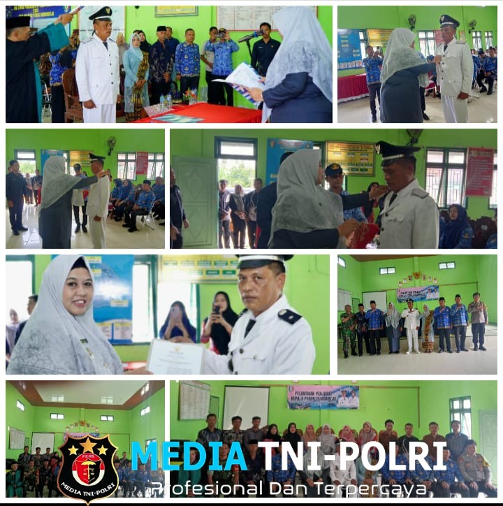 Wakil Bupati Pringsewu Umi Laila Lantik Pj Kapekon Gumuk Rejo Catur Hendra Susianto