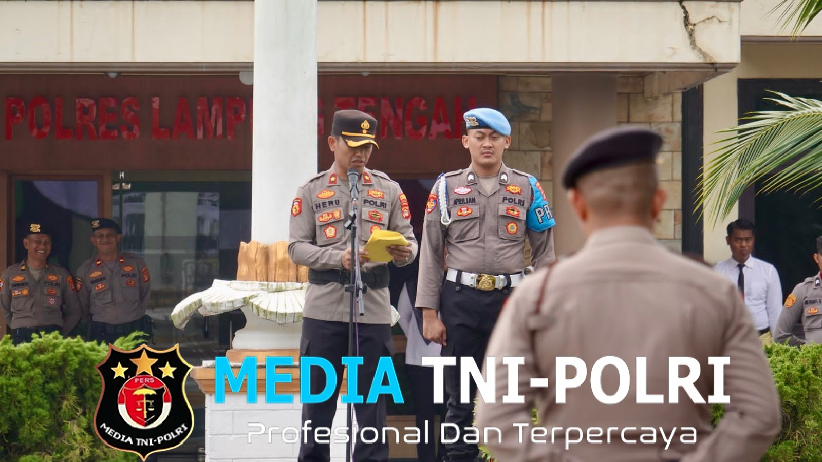 Polres Lampung Tengah Gelar Upacara Hari Kesadaran Nasional, Tekankan Disiplin dan Kesiapsiagaan Jelang May Day