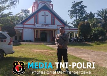 Pengamanan Ibadah Minggu di Gereja PPIK Jelimpo Berlangsung Aman dan Kondusif