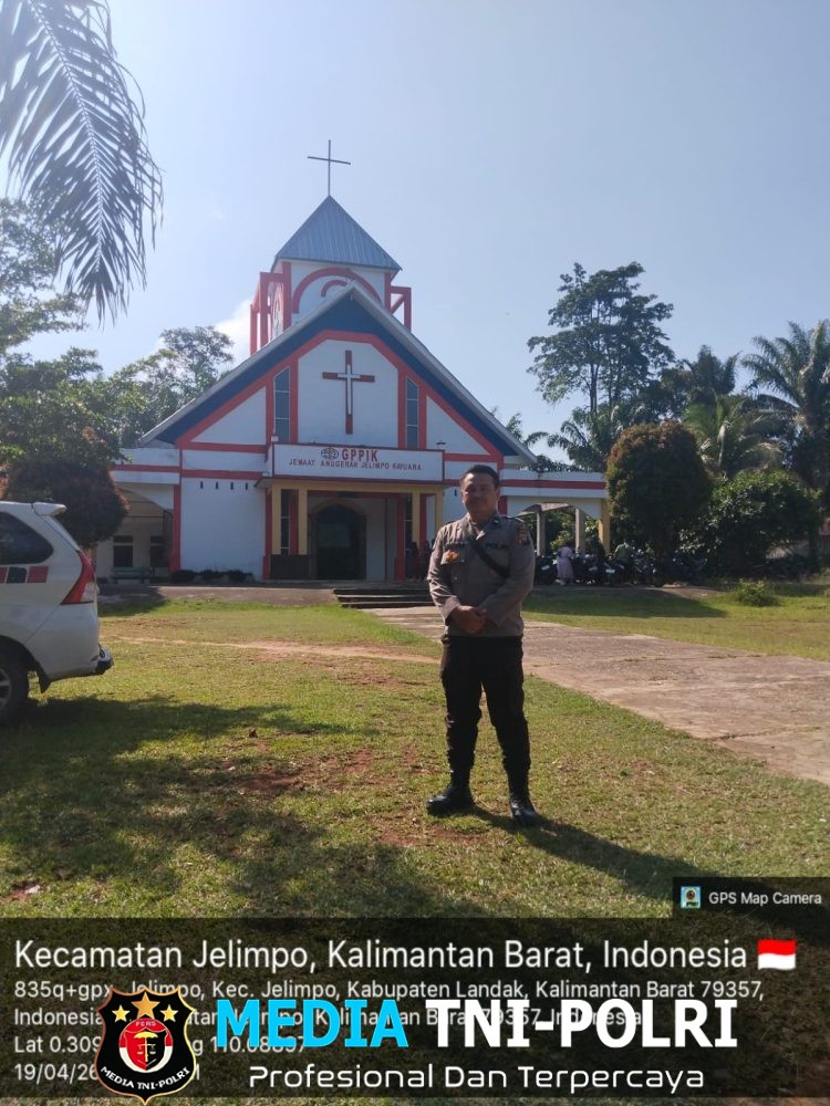 Pengamanan Ibadah Minggu di Gereja PPIK Jelimpo Berlangsung Aman dan Kondusif