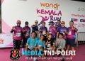 Kapolda Lampung Pimpin Ratusan Personel dan Bhayangkari Polda Lampung Ikuti Kemala Run 2026