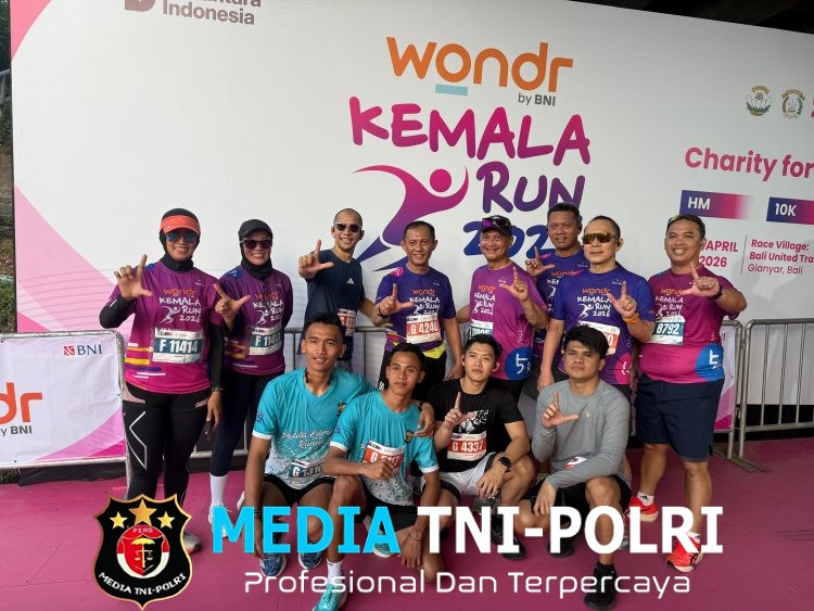 Kapolda Lampung Pimpin Ratusan Personel dan Bhayangkari Polda Lampung Ikuti Kemala Run 2026