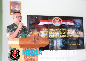 Cegah Pelanggaran, Kodim 0402/OKI-OI Perkuat Pemahaman Hukum Prajurit dan Keluarga