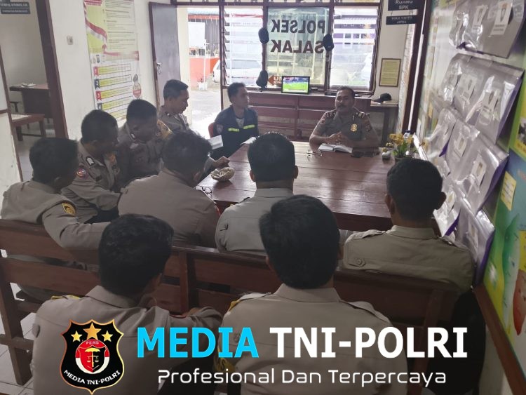 Iptu Tumpal Sitorus, S.H Pimpin Anev Personil Polsek Salak