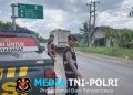 Cegah Kejahatan Jalanan, Sat Samapta Polres Mesuji Gelar Patroli Selter Sampai Perbatasan OKI Sum-Sel