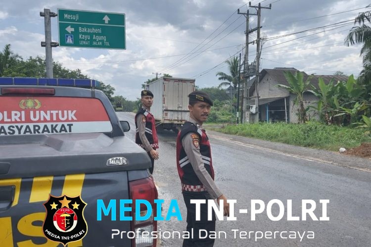 Cegah Kejahatan Jalanan, Sat Samapta Polres Mesuji Gelar Patroli Selter Sampai Perbatasan OKI Sum-Sel