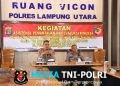 Biro Rena Polda Lampung Laksanakan Asistensi Pemantauan dan Evaluasi Kinerja Pelayanan Publik di Polres Lampung Utara