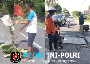 Respon Kilat Kurang dari 24 Jam, DPU Jateng Perbaiki Lubang di Jalan Provinsi Wonogiri
