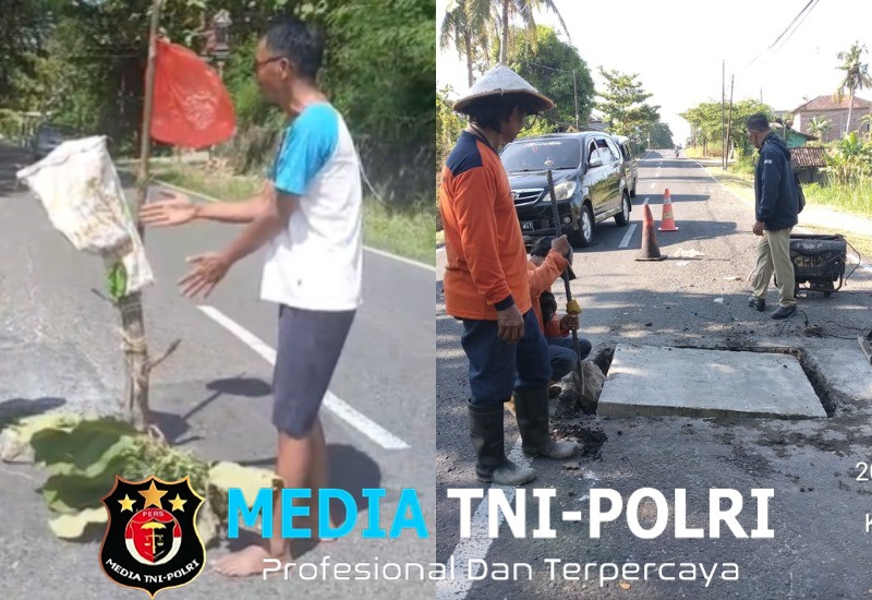 Respon Kilat Kurang dari 24 Jam, DPU Jateng Perbaiki Lubang di Jalan Provinsi Wonogiri