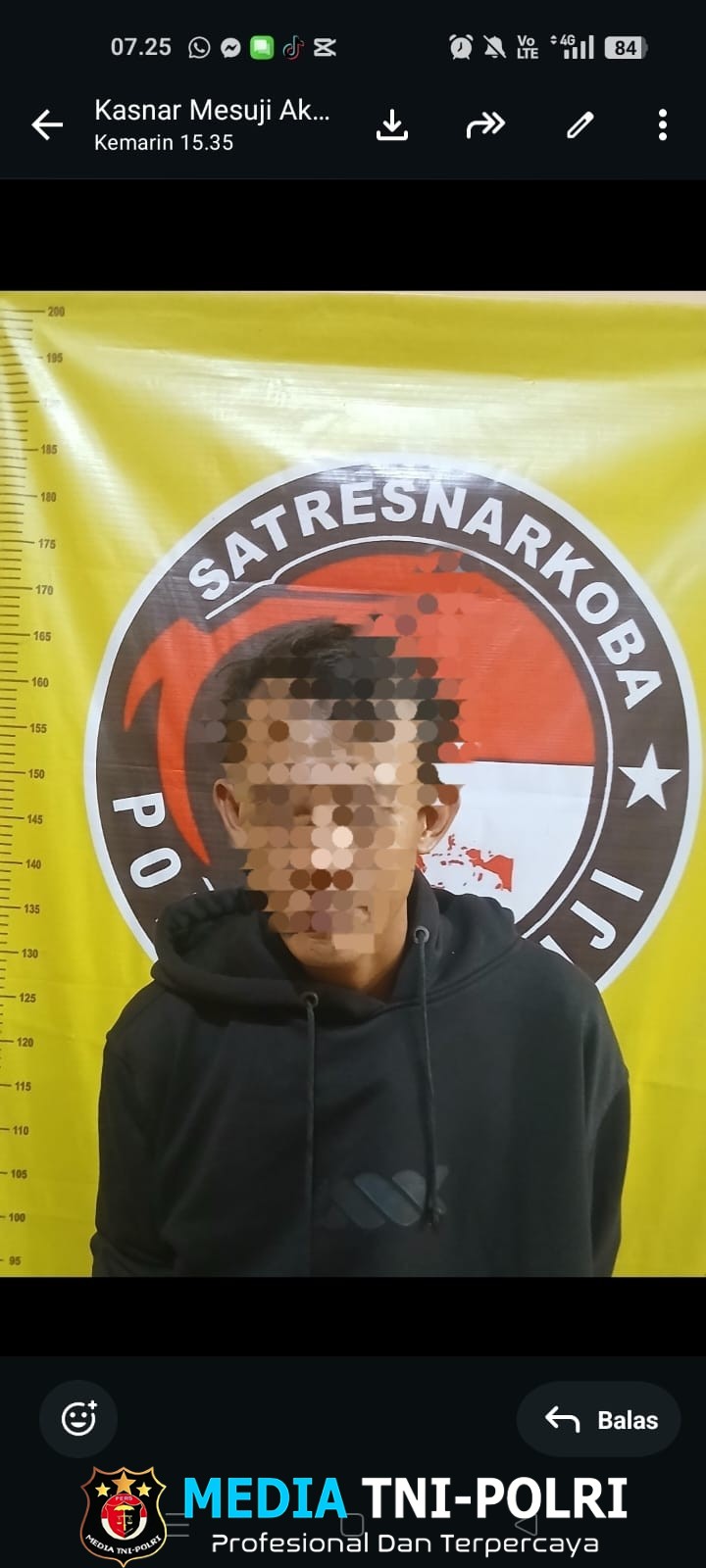 Miliki Narkotika Jenis Sabu, Pria Asal Tulang Bawang Barat Ditangkap Jajaran Sat Res Narkoba Polres Mesuji