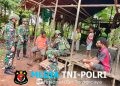 Satgas Yonif 123/Rajawali Laksanakan Patroli Keamanan dan Pelayanan Kesehatan di Kampung Yagatsu, Kabupaten Mappi