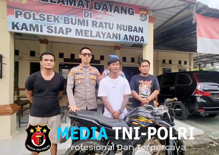 Aksi Pinjam Motor Berujung Pencurian HP, Korban Apresiasi Kinerja Cepat Polsek Bumi Ratu Nuban