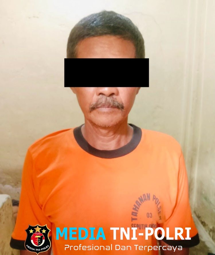 Biadab! Bandot Tua Cabuli Anak 7 Tahun, Polsek Seputih Surabaya Gerak Cepat Amankan Pelaku