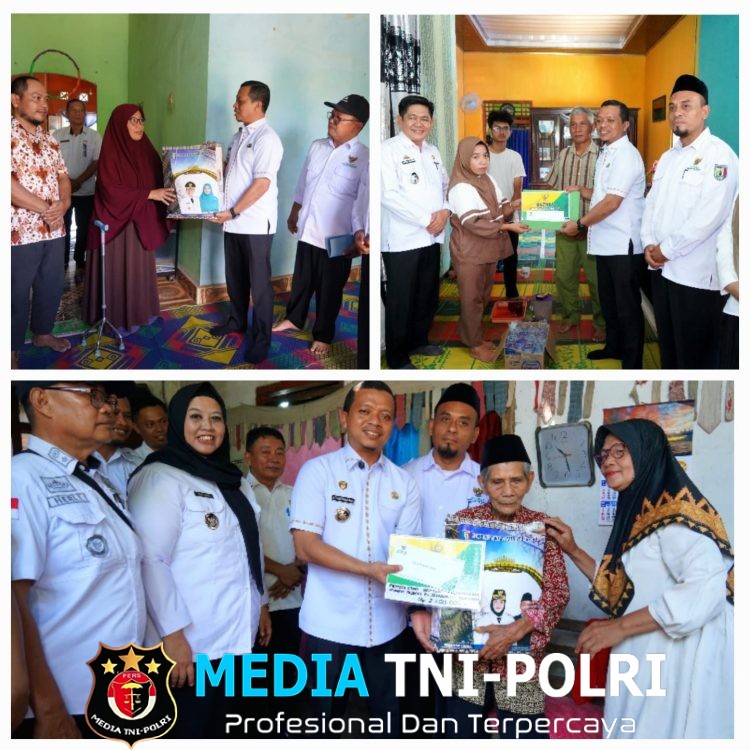 Bupati Pringsewu Riyanto Pamungkas Santuni Keluarga Pekerja Migran Yang Meninggal Dunia di Malaysia