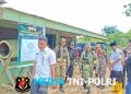 Dansatgas TMMD ke-128 Bersama Bupati Sarolangun Tinjau Masjid Nurul Huda di Desa Seko Besar Yang Bakal Direnovasi
