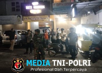 Patroli Malam Koramil 16/Karanggede, Sinergi TNI–Polri Jaga Keamanan Wilayah