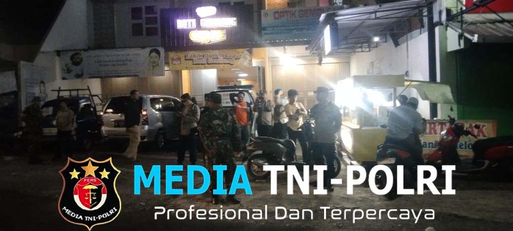 Patroli Malam Koramil 16/Karanggede, Sinergi TNI–Polri Jaga Keamanan Wilayah