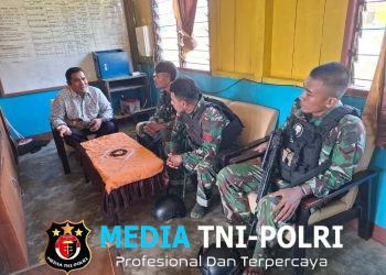 Satgas Yonif 410/ALG Pos Jagiro Laksanakan Komsos di Kampung Jagiro