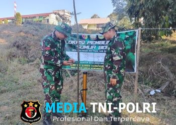 Satgas TMMD ke 128 Kodim 0420/Sarko Turunkan Alat Geolistrik Tentukan Titik Sumur Bor